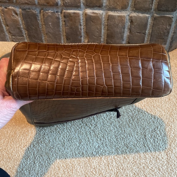 Sharif 1827 Bag in a Tricolor Leather with Dust Bag. - Picture 12 of 16